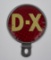 D-x Circle License Plate Topper