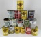 Lot Of Oil Cans Union 76 Quaker State Chevron