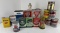 Lot Of Oil Cans Conoco Ford Texaco Gulf