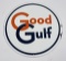 Good Gulf Oil Gas Pump Plate Sign Porcelain