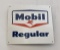 Mobil Regular Porcelain Gas Pump Plate Sign