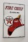 Texaco Fire Chief Gasoline Porcelain Sign