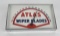 Atlas Wipers Glass Advertising Thermometer