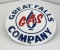 Great Falls Montana Porcelain Gas Sign