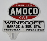 Amoco Troutman North Carolina License Plate Topper