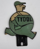 Tydol Man License Plate Topper Green White