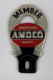 Amoco Horseshoe License Plate Topper