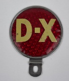 D-x Circle License Plate Topper