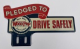 Woco Pep Oil Drive Safely License Plate Topper