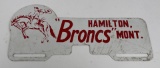 Hamilton Montana High School License Plate Topper