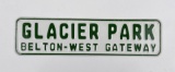 Glacier Park Montana License Plate Topper