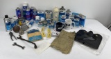 Large Group Of Ford Oil Cans And Accessories