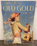 Old Gold Cigarettes Store Display Sign