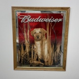 Budweiser Yellow Lab Dog Mirror
