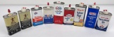 Lot Of Handy Oiler Tin Cans Exxon Gulf Enco