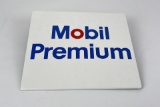 Mobil Premium Porcelain Pump Plate Sign