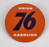 Union 76 Porcelain Pump Plate Sign