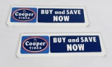 Copper Tires Display Tire Rack Signs