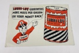 Lubri-loy Advertising Oil Can Sign