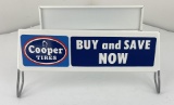 Cooper Tires Display Tire Rack Sign