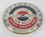 Lifeline Glass Bubble Advertising Thermometer