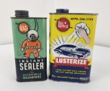 Whiz Instant Sealer Lusterize Oil Can Tins