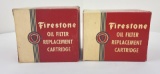 Deadstock Firestone Oil Filter Cartridges