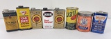 Lot Of Auto Wax Varnish Gas Oil Cans