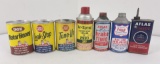 Lot Of Oil Cans Casite 3m Atlas I-way