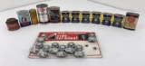 Lot Of Oil Cans Miller Solder Dupont Indian Head