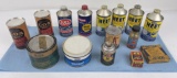 Lot Of Oil Cans Heet Prestone Ford Archer