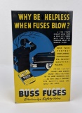 Buss Glass Tube Fuses Display Cabinet