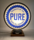 Pure Oil Gas Pump Globe
