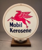 Mobil Kerosene Gas Pump Globe