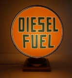 Heccoline Montana Diesel Fuel Gas Pump Globe