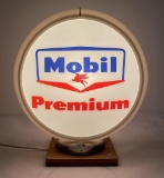 Mobil Premium Gas Pump Globe