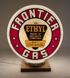 Rare Frontier Ethyl Montana Gas Pump Globe