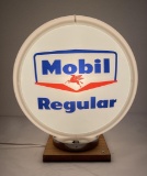 Mobil Regular Gas Pump Globe