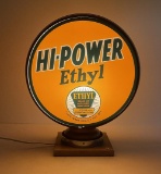 Hi Power Ethyl Montana Gas Pump Globe