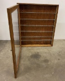 Antique Oak Display Cabinet