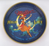 Nice Original Miller High Life Moon Girl Beer Tray