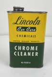 Lincoln Mercury Car Care Chrome Cleaner Tin Can
