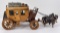 1950's Stagecoach Buggy Wood Model