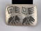 Navajo Sterling Silver Bear Belt Buckle