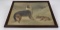 Found Walter Hunt Print Collie And Lamb