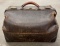 Antique Walrus Leather Doctors Bag