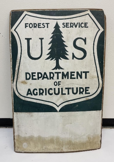 Montana Department Agriculture Forest Service Sign