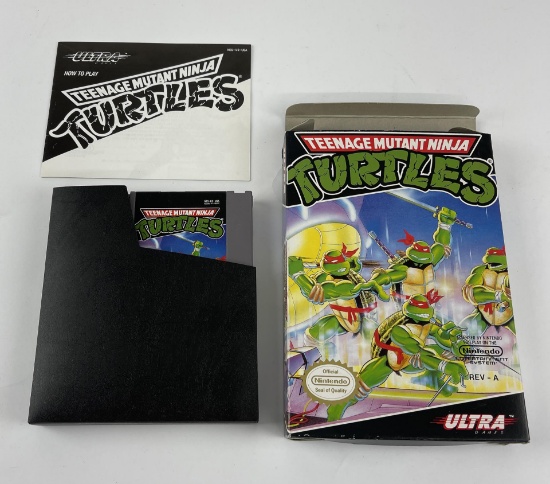 Nintendo Nes Teenage Mutant Ninja Turtles Game