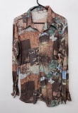 1970's Disco Polyester Shirt California