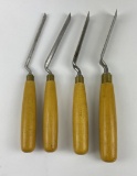 Lot Of 4 Woodcraft Made In England Chisels